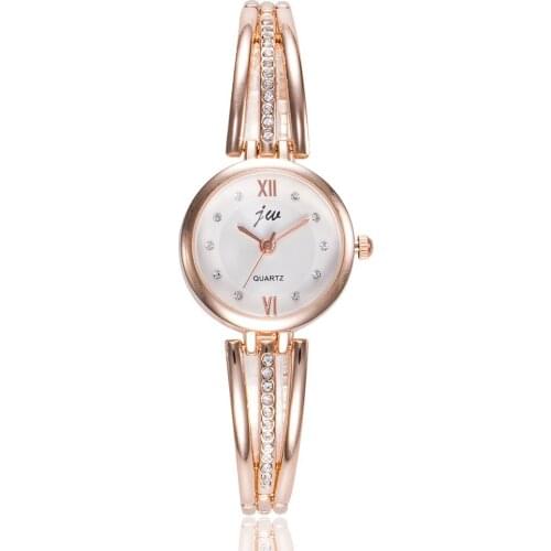 Womens Watch Women Fashion Stainless Steel Band Analog Quartz Round Wrist Watch Watches Watches Women Fashion Watch 2021
