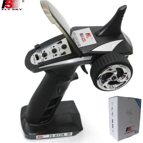 FS-GT2B FS GT2B 2.4G 3CH Gun RC Controller /w receiver, TX battery, USB cable, handle --Upgraded FS-GT2 GT2