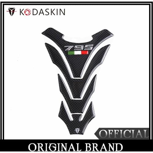 KODASKIN Motorcycle 3D Real Carbon Tank Pads Grips Stickers Motorbike for DUCATI Monster 795