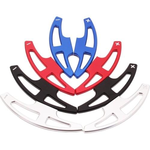 For Bmw E90 E92 E93 M3 M6 2009-2013 Steering Wheel Kit DSG Shift Paddle Sporting Shifters Replacement Extension Aluminum 2PCS