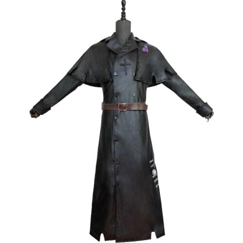Game Identity V Cosplay Costumes Survivor Grave Keeper Andrew Kreiss Cosplay Costume Original Skin Black Uniforms Costume Suits