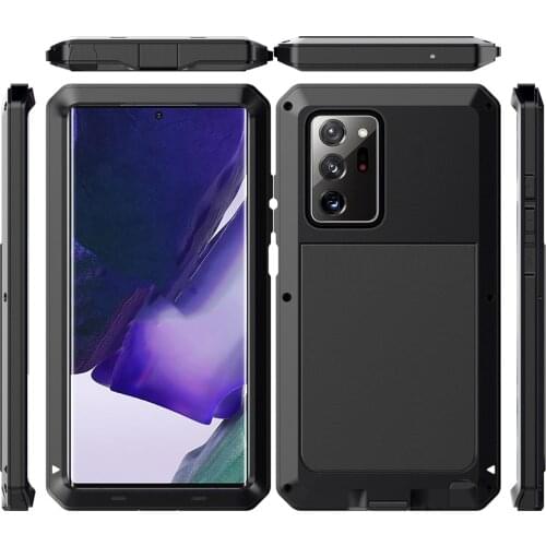 Life Waterproof IP54 Luxury Armor For Samsung Galaxy S20 S20Plus Note20 Note20Ultra 5G Shock Drop Proof Metal Case