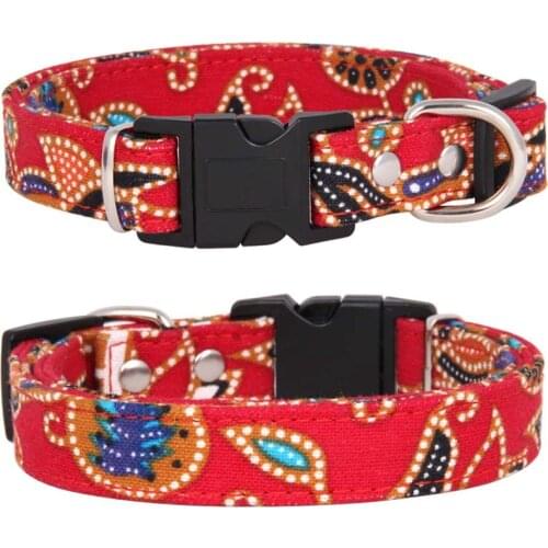 Cute Japanese Style Adjustable Pet Cat Collars Dog Collar Double Cloth Puppy Collar Pet Supplies Dog Accessories