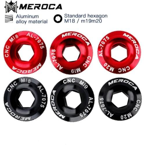 MTB Aluminum Alloy CNC Screw Mountain Bike Crank Cover Screws M18/M19/M20 Bolt For Himano IXF M19 Bike Accessories