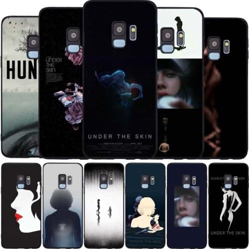 Under the skin black Soft phone Case For Samsung S20 S10 S9 S8 S7 edge Plus Lite Note 8 9 10 A6 A7 A8 A9 2018 Cover