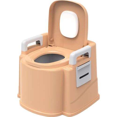 No need to install portable toilet camping for the elderly movable high load-bearing adult commode pregnant women stool chair