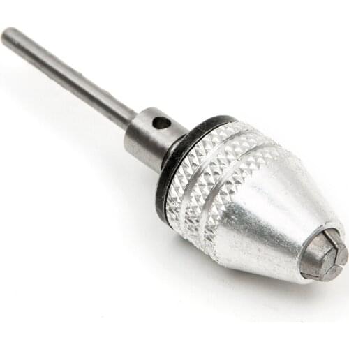1pc Keyless Drill Chuck 0.3-4mm Quick Change Adapter Drill Bits Chuck Converter Dremel Tool