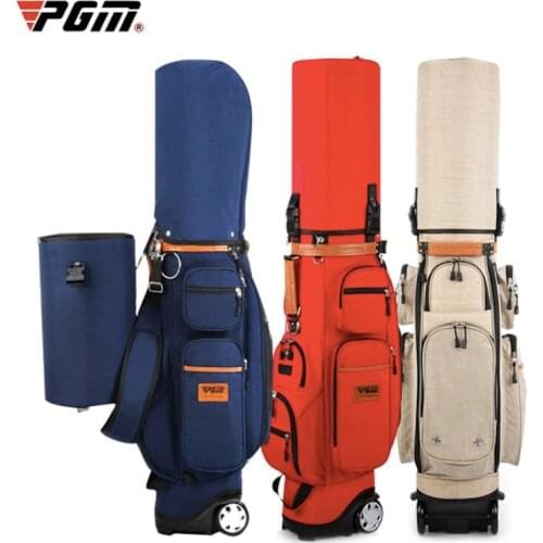 PGM Professional Golf Standard Bag Tugball Pack Durable Hard Shell Multifunctional High Capacity 13 Clubs QB038