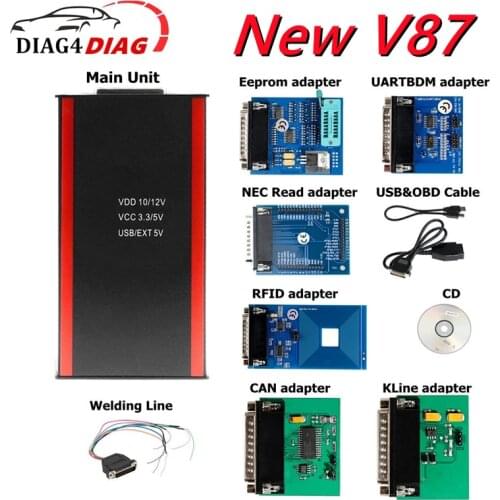 Iprog+ V86 IMMO Mileage Airbag Reset IPROG Programmer Replace Carprog Digiprog Tango eeprom Full Adapter to 2019 Year