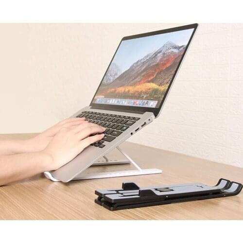 Adjustable Portable Laptop Stand For MacBook Pro Air iPad DELL Notebook Holder Foldable Tablet ABS Stand Bracket Laptop Holder