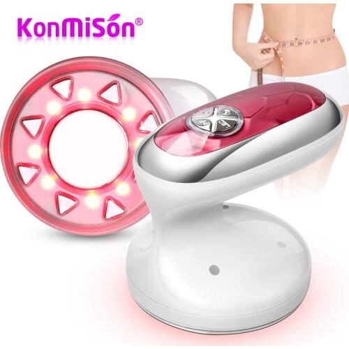 EMS RF Cavitation Ultrasonic Body Slimming Massager Weight Loss LED RF Radio Frequency Skin Lift Tighten Beauty Device