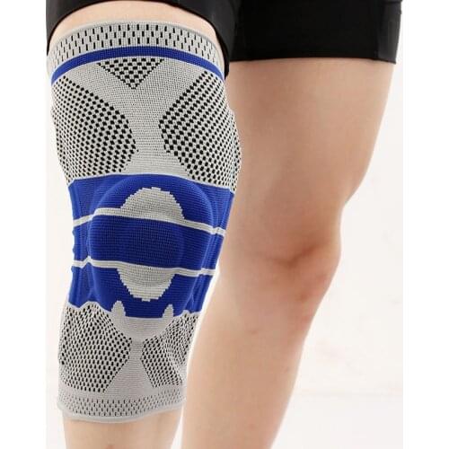 Spring Support Nylon Padded Knee Pads Support Brace Meniscus Patella Protector Sports Safety Protection Kneepad &T8