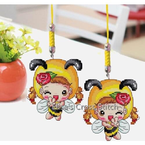 198 Stich Kits Phone Key Bag Hanging Accessories Craft Needlework Packages Counted Cross-Stitching Kit Homefun Cross Stitch