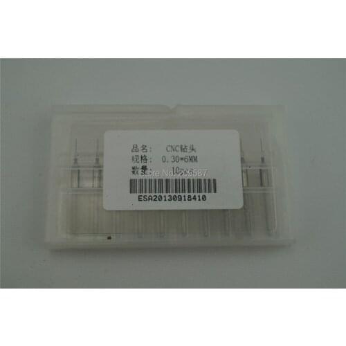 10pcs 0.3mm PCB Print Circuit Board Drill Bits CNC Drill Bits