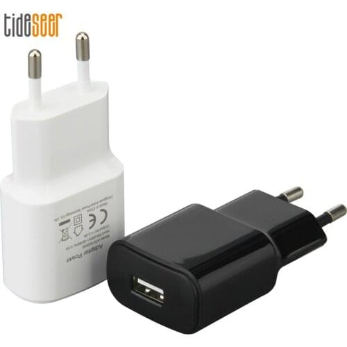 100pcs USB Charger Travel EU Plug 2A Fast Charging Adapter Portable Single Wall Mobile Phone Chargers For iPhone Samsung Xiaomi