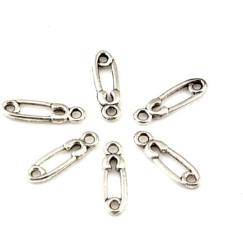 300pcs Pin Charms Pendants Crafts Making Findings DIY Handmade Jewelry For Necklace 4.8x16.8mm A-608