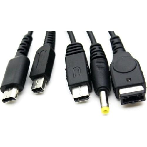 5 in 1 USB Data Charge Cable Cord for Sony PSP Game Console Charger for Sony PSP 1.15M Newest Charger Power