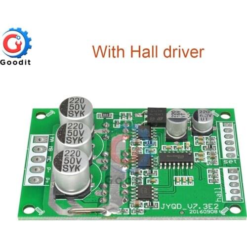 DC Brushless Motor Controller JY01 Hall Motor DC 12V-36V 500W PWM Balancing Automotive Balanced BLDC Car Driver Control Board