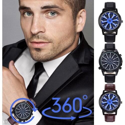 Fashion Creative Rolling Dial Mens Quartz Wristwatches Luxury Watch Men Automatic Breitling Digital Watch For Men Waterproof