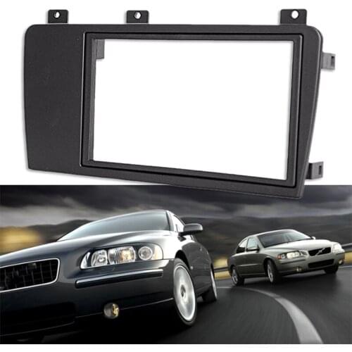 For Volvo XC70 V70 S60 2004-2007 Car 2 Din Stereo Radio Fascia Panel Plate Trim Frame CD Dashboard Panel o Frame