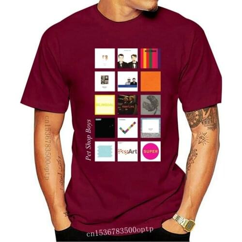 New Men T shirt Pet Shop Boys Short Sleeve Crew Neck Tshirts funny t-shirt novelty tshirt women