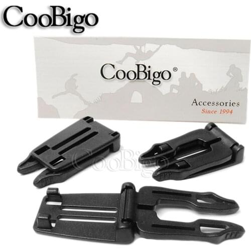 Molle Bag Strap Clip Carabiner Webbing Foldable Connect Lock Buckle Quick-Release Slip Keeper EDC Tactical Backpack Accessories