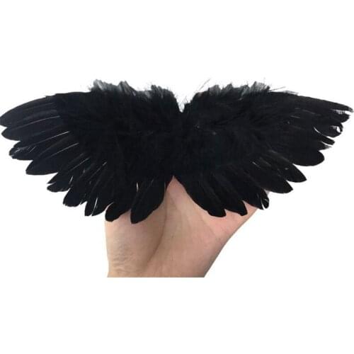 Mini Angel Wings Feather Wings for DIY Crafts Party Gift Costume Home Party Ornament Decoration Supplies 20 x 10cm