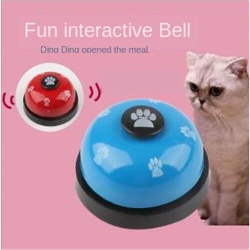 New Pet Call Bell Toy Interactive Pet Training Bell Toys Squeak Interactive Belling Toys Cat Kitten Puppy Food Feed Reminder