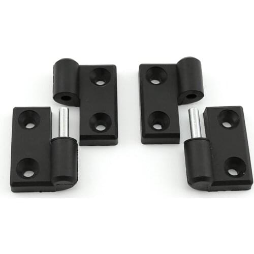Plastic Door Hinge Nylon Coupling Head Partition Panel Detachable Hinges for Public Toilet Door 4pcs