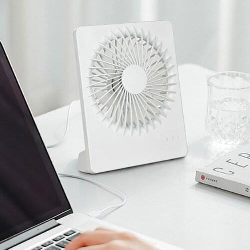 Portable USB Desk Fan 3 Speeds Adjustable Mute Handheld Fan Desk Fan Mini Cooling Fan for Home Office