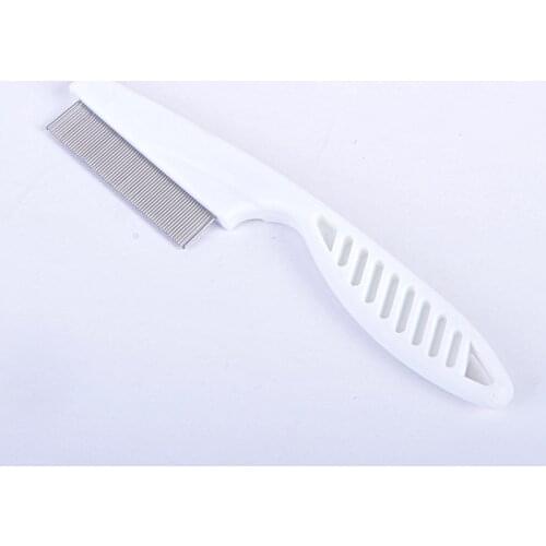 VIP Dropshipping Dog Comb Stainless Steel Teeth Hair Brush Dog Grooming Brush for Dogs Cat Removed Flea Combs Pet Supplies