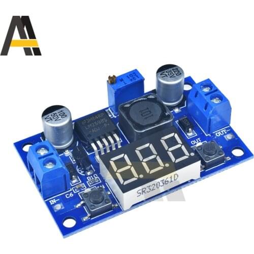 DC-DC Buck Step Down Module LM2596 3A DC/DC 4.0~40V to 1.25-37V Adjustable Voltage Regulator LM2596 With Digital Display Screen