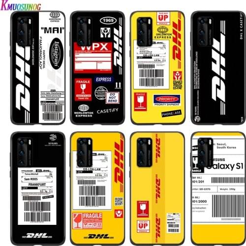 Silicone Cover Dhl Express For Huawei P 50 P40 P30 P20 P10 P9 P8 Pro Plus Lite E mini 2017 2019 Phone Case