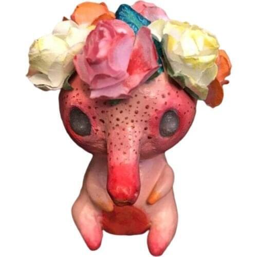 Cute Anteater Ornaments Exquisite Handicraft Resin Animals Statue for Home Garden Courtyard Decoration Halloween Christmas