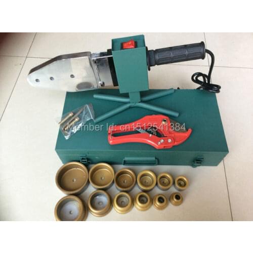 Temperature controled PPR Pipe Welding Machine, plastic welder AC 220V 1000W, 20-63mm plastic pipe welding