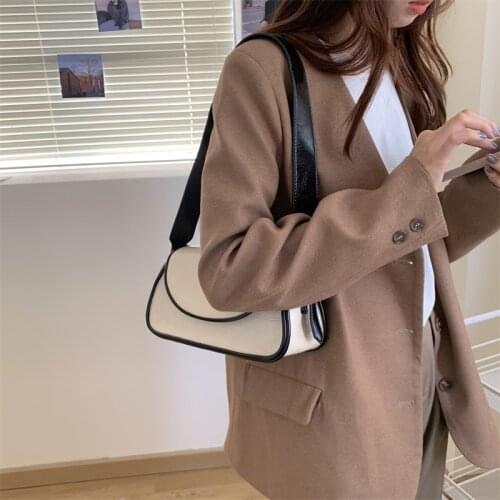 Youda New 2021 Women PU Design Handbag Ladies Messenger Bag All-match Small Square Pack Shoulder Underarm Cool Totes Bags