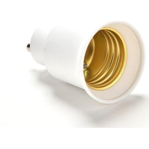 1Pcs White GU10 to E27 E26 LED Bulb Lamp Edison Screw Socket Base Adapter Converter
