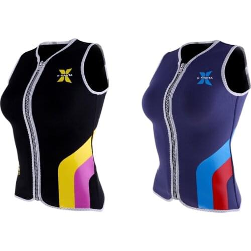 3mm Womens Wetsuits Neoprene Zipper Wetsuit Vest Spring Suit for Diving Surfing Windsurf Kitesurfing Swimsuit Swimwear