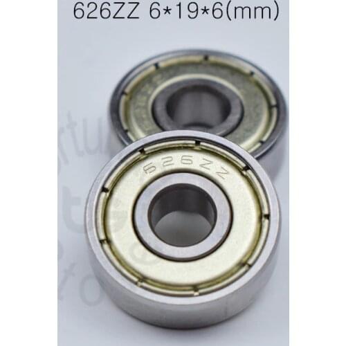 626 626ZZ 6*19*6(mm) 10pieces bearing free shipping ABEC-5 bearings metal Sealed Bearing 626 626Z 626ZZ chrome steel bearing
