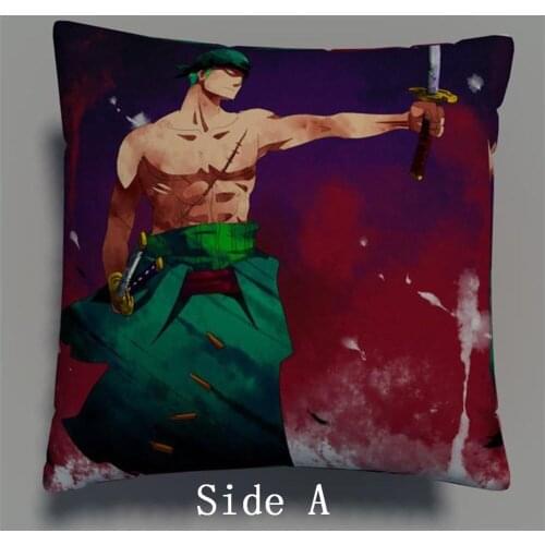 One Piece Zoro Anime two side Pillowcases Hugging Pillow Cushion Case Cover Cosplay Otaku Gift 523