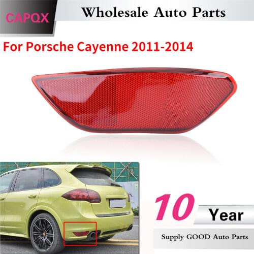 CAPQX Rear Brake light For Porsche Cayenne 2011 2012 2013 2014 Rear Bumper Reflector light rear fog lamp foglight tail light