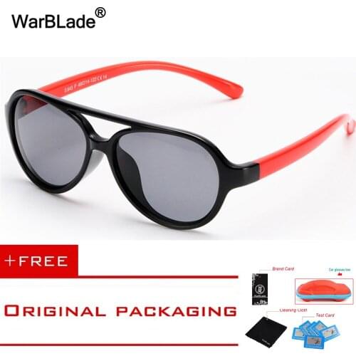Kids 11 Color Sunglasses Brand Polarized Safety Boys Girl Design Children Lovely Glasses UV Protection Oculos Infantil With Case