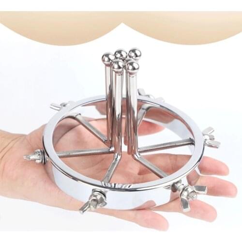 Manyjoy Extreme Anal Vaginal Dilator Vaginal Speculum Mirror Adult Metal Anus Pussy Dilator BDSM Toy For Woman Expansion Device