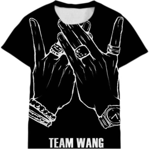 Kpop Team Jackson Wang Got7 3D T Shirt Women Men Hip Hop Shirts Summer Short Sleeve tee Tops streetwear fashion Camisetas