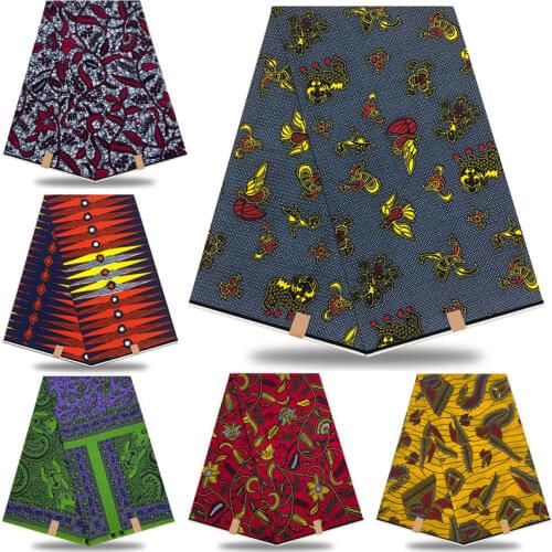 Comfortable Soft 100% cotton veritable real wax new original african wax print fabric tissue ankara wax fabric nigeria style T-8
