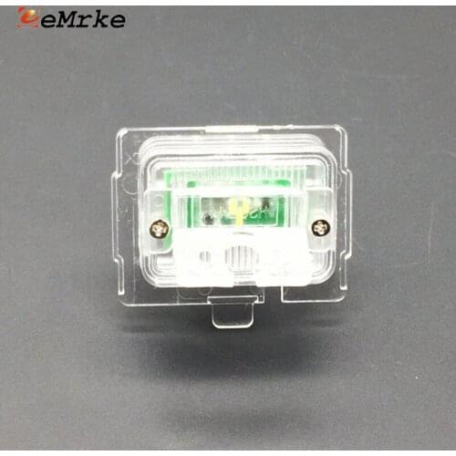 EEMRKE Car Camera Bracket License Plate Lights Housing Mount for Benz CLA - Class C117 LCI (CLA 180 CLA200 CLA250 CLA45 AMG)