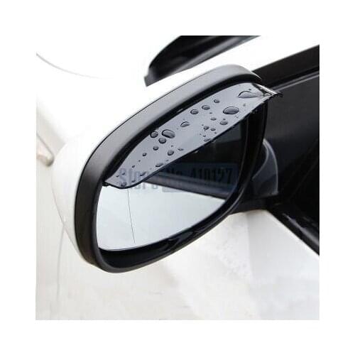 2 pcs/lot Car Rear view Mirror sticker rain eyebrow for SEAT Ibiza Leon Toledo Exeo FR Altea Cordoba cupra concept accessories