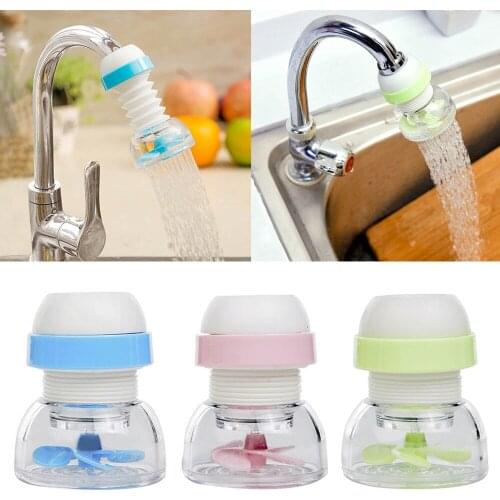 Behogar 360 Rotary Water Saving Device Kitchen Faucet Shower Head Cleaning Scalable Foldable Tap Adapter Faucet Shower Head Home