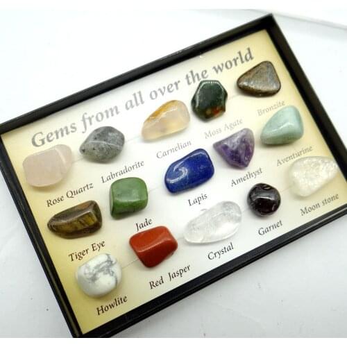 Natural Stone aventurine tiger eye Quartz Crystal Turquoises lapis Stone specimen for diy Jewelry making necklace Accessories