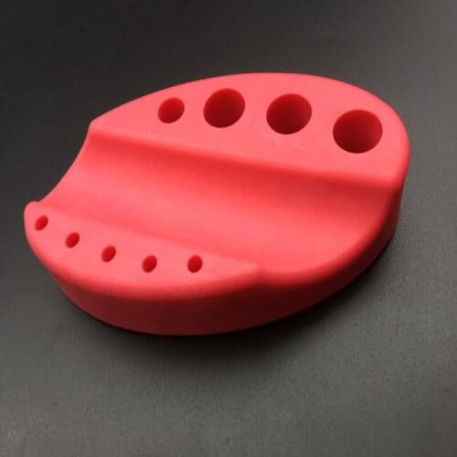 Oval Silicone Tattoo Pigment Cup Tattoo Ink Cup Tattoo Machine Cap Stand Holder Professional Permanent Makeup Microblading Cup